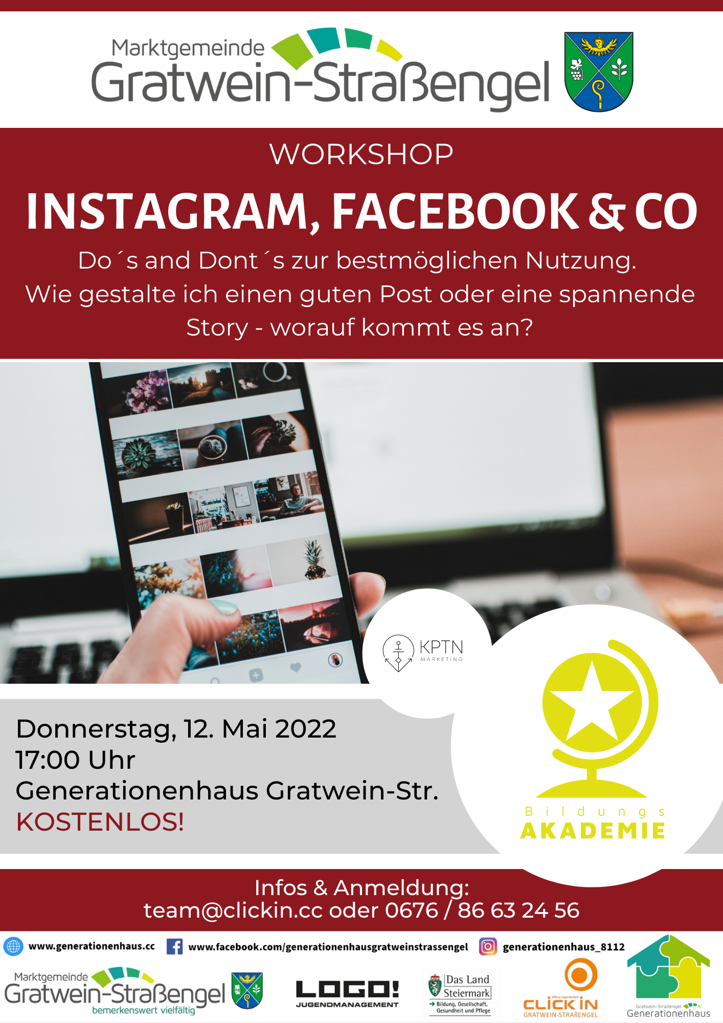 Instagram, Facebook & Co.