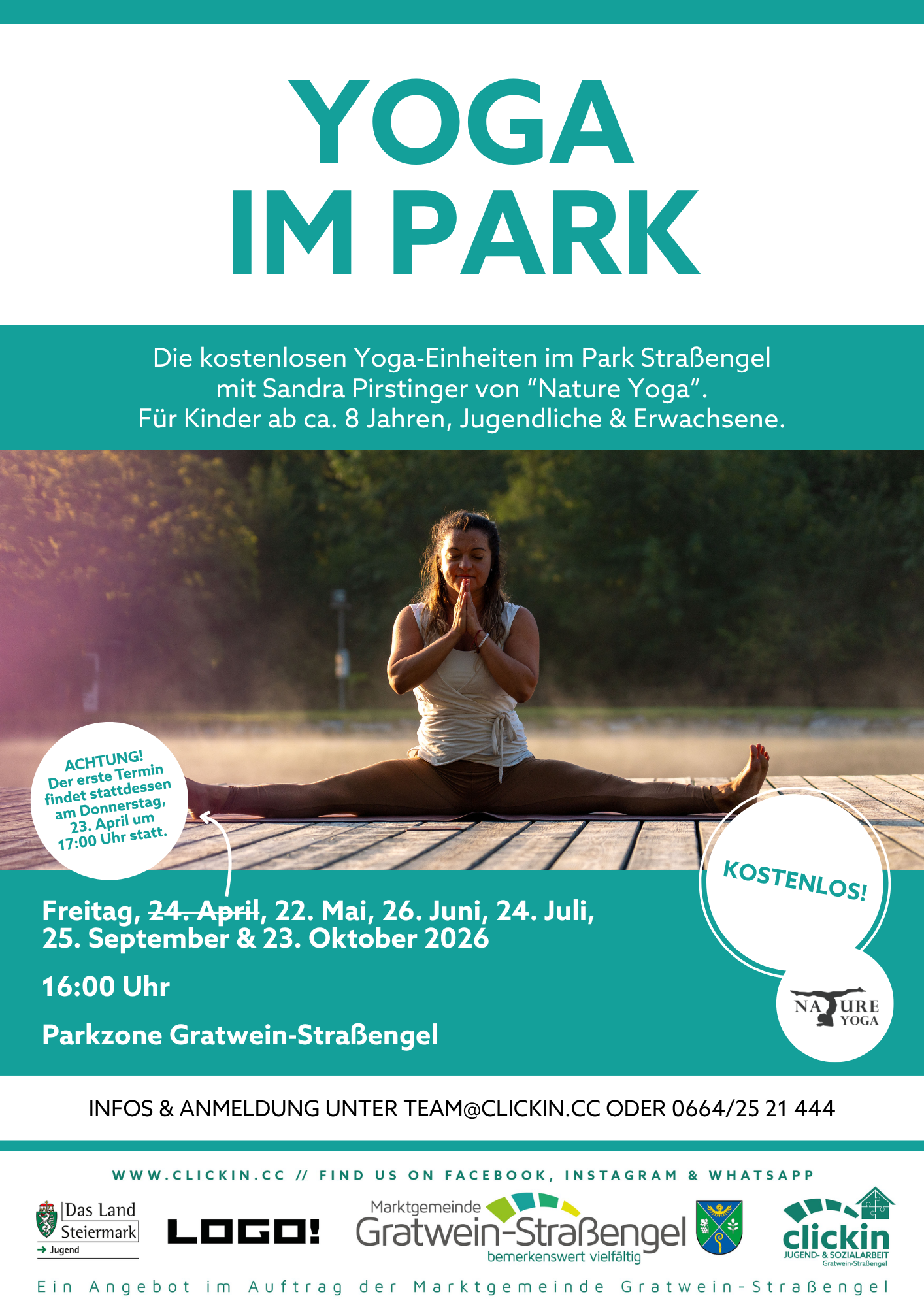 Yoga im Park